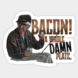 Grumpier Old Men: Bacon! Sticker